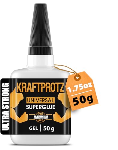 Super Glue All-Purpose Gel 1.76 oz - Instant Adhesive Repair | versatile,...