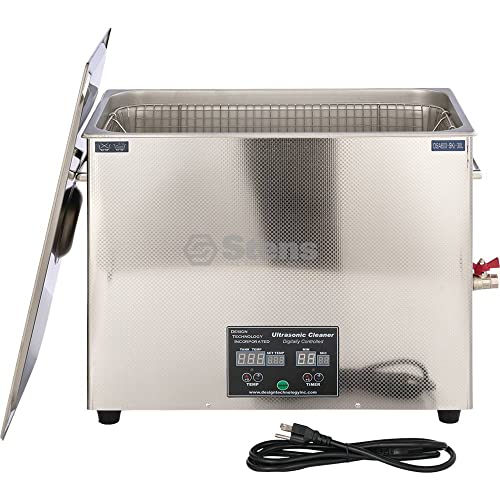 Stens 752-120 Ultrasonic Cleaner Great For Cleaning Carburetors, Fuel Injectors, Engine Parts And Much More, Large 8 Gallon Heated Tank, Adjustable Led Digital Countdown Timer #TOP1