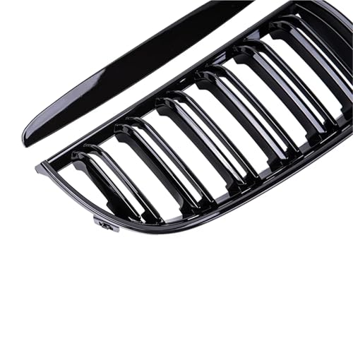 Parrilla delantera negra brillante para BMW Serie 3 E90 5