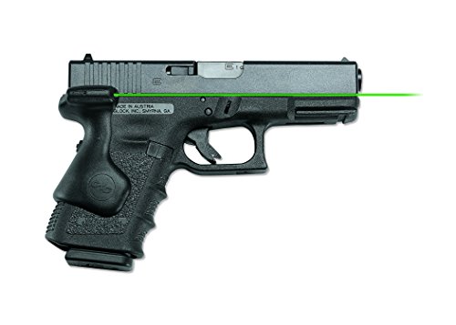 Crimson Trace LG-639G Lasergrips with Green Laser, Heavy Duty Construction and Instinctive Activation for GLOCK Compact Pistols, Defensive Shooting and Competition - Thumbnail 2