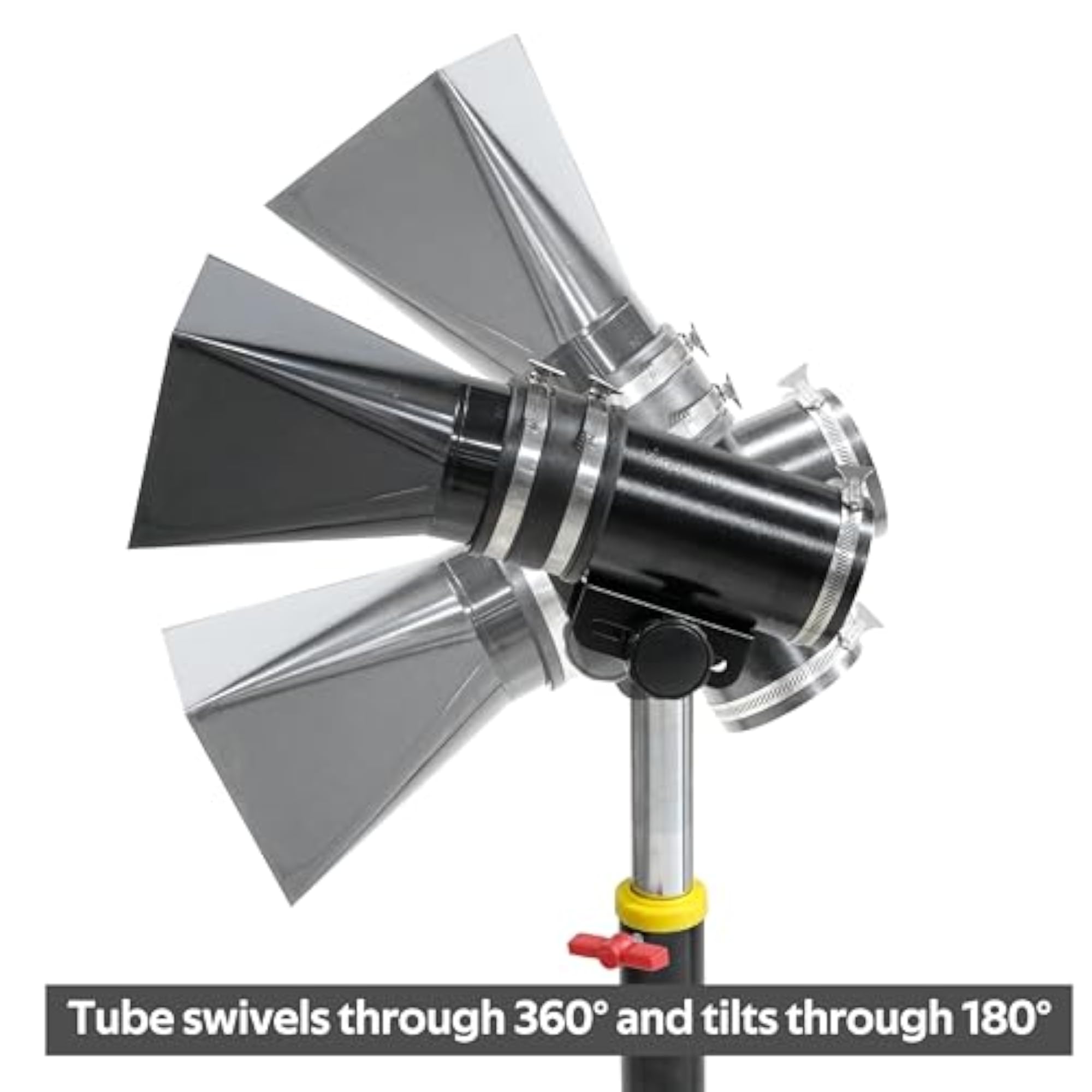 Deluxe Variable Height Dust Extraction Hood with Flexible Rubber Cuff
