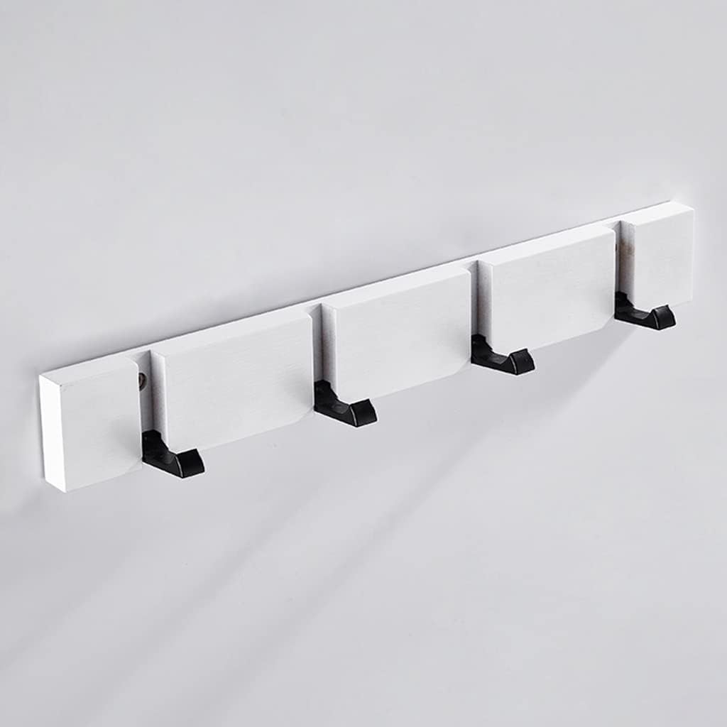Wood Pasteable Hanging Hooks Wall Clothes Rack Towel Holder Coat Hanger Bathroom Accessories