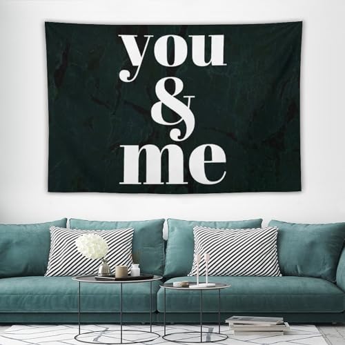 Tapiz estético You And Me de 152x228 cm para decorar el dormitorio o salón 3