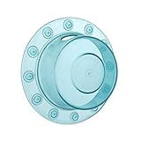 SlipX Solutions Bottomless Bath Overflow Drain Cover Adds Inches of Water to Tub for Warmer, Deeper Bath (Aqua, 4