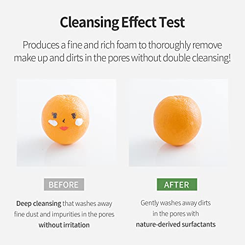 Benton Deep Green Tea Cleansing Foam 120G (4.23 Oz.) - Pore Tightening & Purifying Facial Foam Cleanser For Oily And Sensitive Skin, Smooth Finish Without Irritation #TOP5
