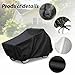 Lljsszr Bicycle Cover Waterproof Oxford Cloth Dustproof Rainproof Windproof Outdoor Shade Cycling Accessories Suitable for Three Wheelers Tr, 220cmx100cmx105cm