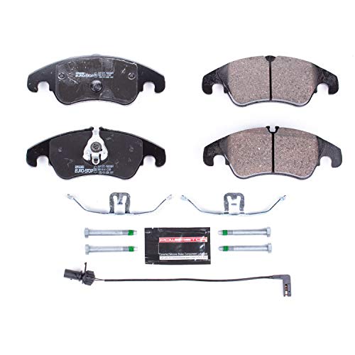 Image of PowerStop Euro-Stop Front Brake Pads For Audi A4 2010-16 |A4 allroad 2013-16 |A4 Quattro 2009-16 |A5 2010-15 |A5 Quattro 2008-17 |Audi A6 2012-15 - ECE-R90 Certified Semi-Metallic Brake Pads, ESP1375