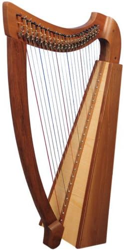 Plain 22 String Trinity Harp with Levers, Celtic harp, Irish Harp with Levers - Musical Instrument Strings Harps