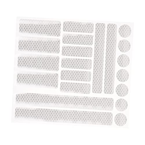 Kisangel 1 Sheet Cycling Reflective Stickers for Enhanced Night Safety Self Adhesive Bike Security Strips for DIY Decoration and Easy Installation