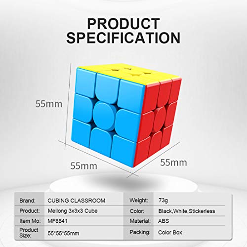 Cubo Mágico Profissional MoYu stickless 3x3x3