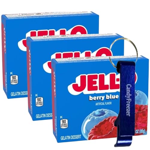 Gelatin Dessert Mix (3-Pack, 3 oz Boxes) with Candy Freezer