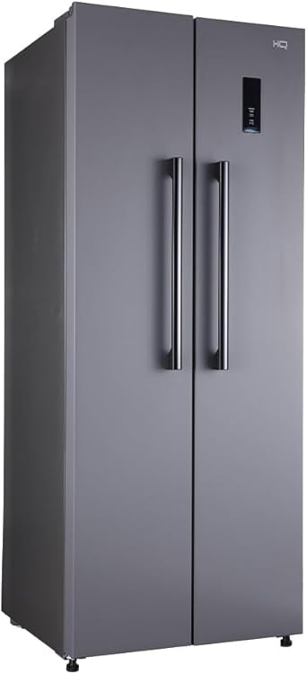 Geladeira Side by Side HQ 460L Frost Free Cinza - 220V