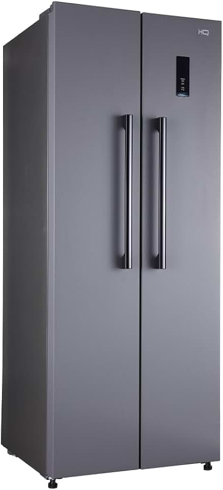 Geladeira Refrigerador HQ Frost Free Side By Side 460 Litros Cinza HQ-460SBSFF (127V)
