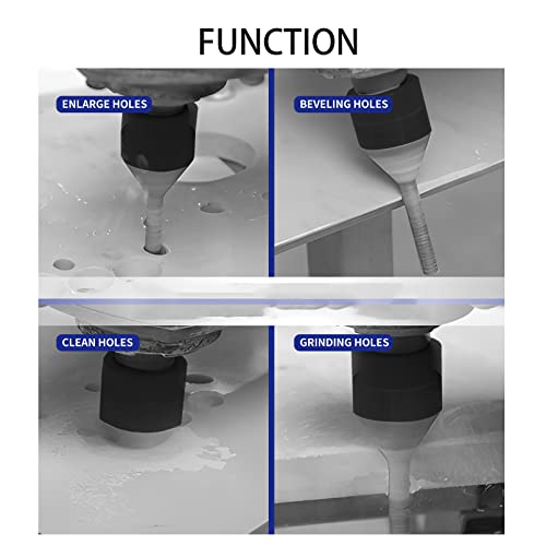 Btblbits Diamond Finger Milling Bit Diameter 3/8"-1" (10Mm-25Mm) 5/8-11 Thread Diamond Drum Wheel For Enlarging Shaping Round Bevel Existing Holes Of Porcelain Tile Ceramic Marble Granite #TOP6