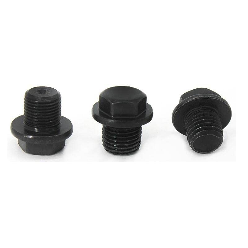 Rosca macho métrica Acero al carbono Tapa de extremo hexagonal negra Brida Hexágono exterior Tapón sólido Instalación de tubería hidráulica de aceite (Tamaño: M48x1.5)