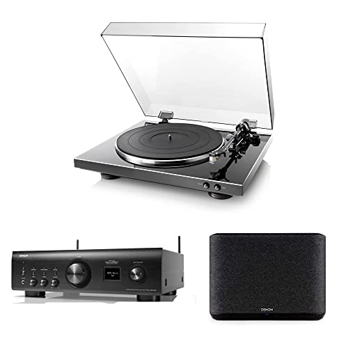 Image of Denon PMA-900HNE Integrated Stereo Amplifier with Denon DP-300F Fully Automatic Analog Turntable & Denon Home 250 Wireless Speaker, HEOS Built-in, Alexa Built-in, AirPlay 2, and Bluetooth