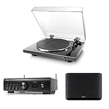Denon PMA-900HNE Integrated Stereo Amplifier with Denon DP-300F Fully Automatic Analog Turntable & Denon Home 250 Wireless Speaker, HEOS Built-in, Alexa Built-in, AirPlay 2, and Bluetooth