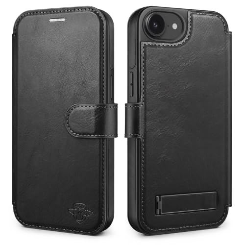 SkyDucky Wallet Case for iPhone 17E 6.1"/16E 6.1",Stand, Black by SkyDucky - Used condition - US$24.83