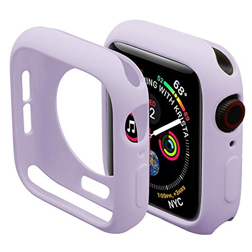 Miimall Compatible for Apple Watch 42mm Series 2 & 3 Cover Case, Ultra-Thin Protective iWatch Bumper Cover for Apple Watch 42mm Purple by Miimall - Used condition - US$6.58