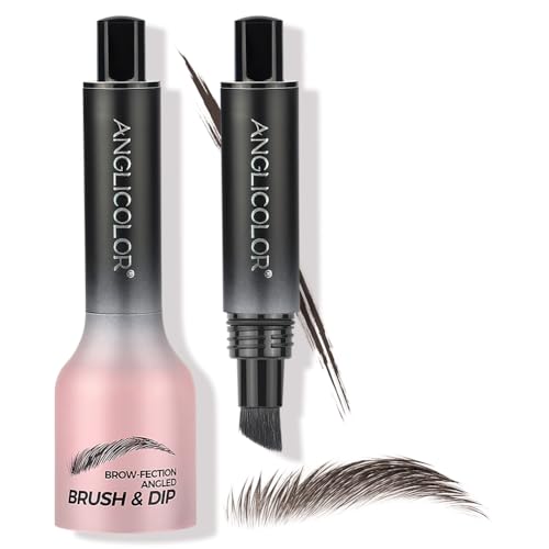 LOPHE Mejorado Lapiz Cejas LíQuido, Pincel Angular para Cejas, Pincel para Ceja con Microblading, Lápiz Líquido para Eyebrows de Secado Rápido y Larga Duración, Fácil de Colorear, #05