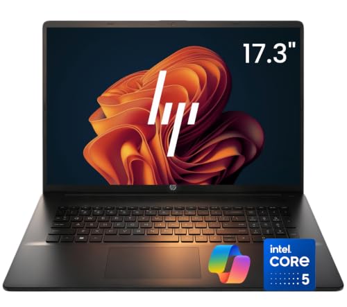 Image of HP 17.3 inch Large Screen Business Laptop • Intel Core 5 Processorr • 16GB RAM • 1TB SSD • Full-Size Keyboard with Numeric Keypad • Wi-Fi 6 • Windows 11 • Built for Advanced Business Productivity