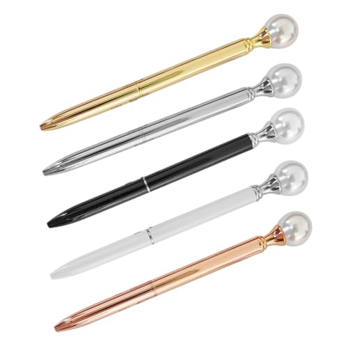 Bolígrafos de bola de metal elegantes de colores para escritura creativa y oficina