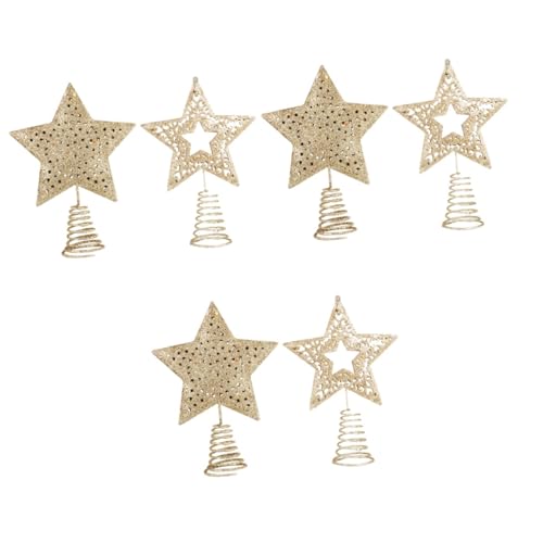 Decoración de Halloween estrellas del árbol de Navidad en pack versátil de seis piezas 2