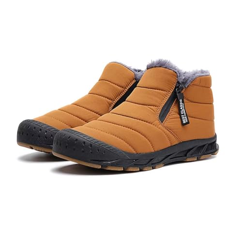 Jakcuz Women's Waterproof Fur-Lined Snow Boots