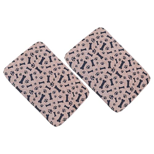 GANAZONO 2個犬用おしっこパッド 洗える ペット用尿吸収マット 軽量 折りたたみ可 大型犬対応 臭い防止 ソファ カー 床用