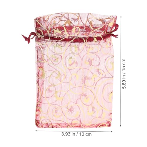 Bolsas de Organza para Joyas Guardar Elementos de Costura y Cosméticos 3