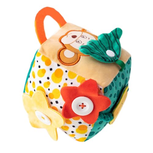 Générique Baby Tissue Box Toy - Cube d'activité sensorielle Douce pour Les Tout-Petits | Crinking Toy for Early Education, Baby Travel Entertainment | Cadeau Amusant d'inspiration pour Thanksgiving,