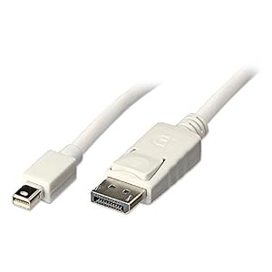 Lindy Mini-DisplayPort an Displayport Kabel weiß 2m