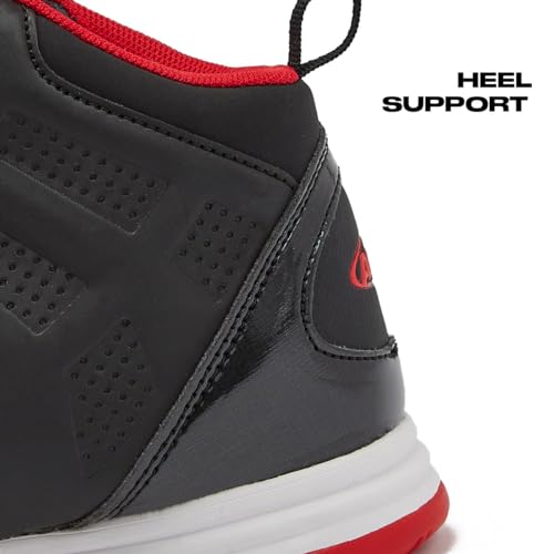 AND1 Showout Girls & Boys Basketball Shoes Kids, Boys High Top Sneakers, Youth Size 1 to 7 Kids Basketball Shoes Boys3