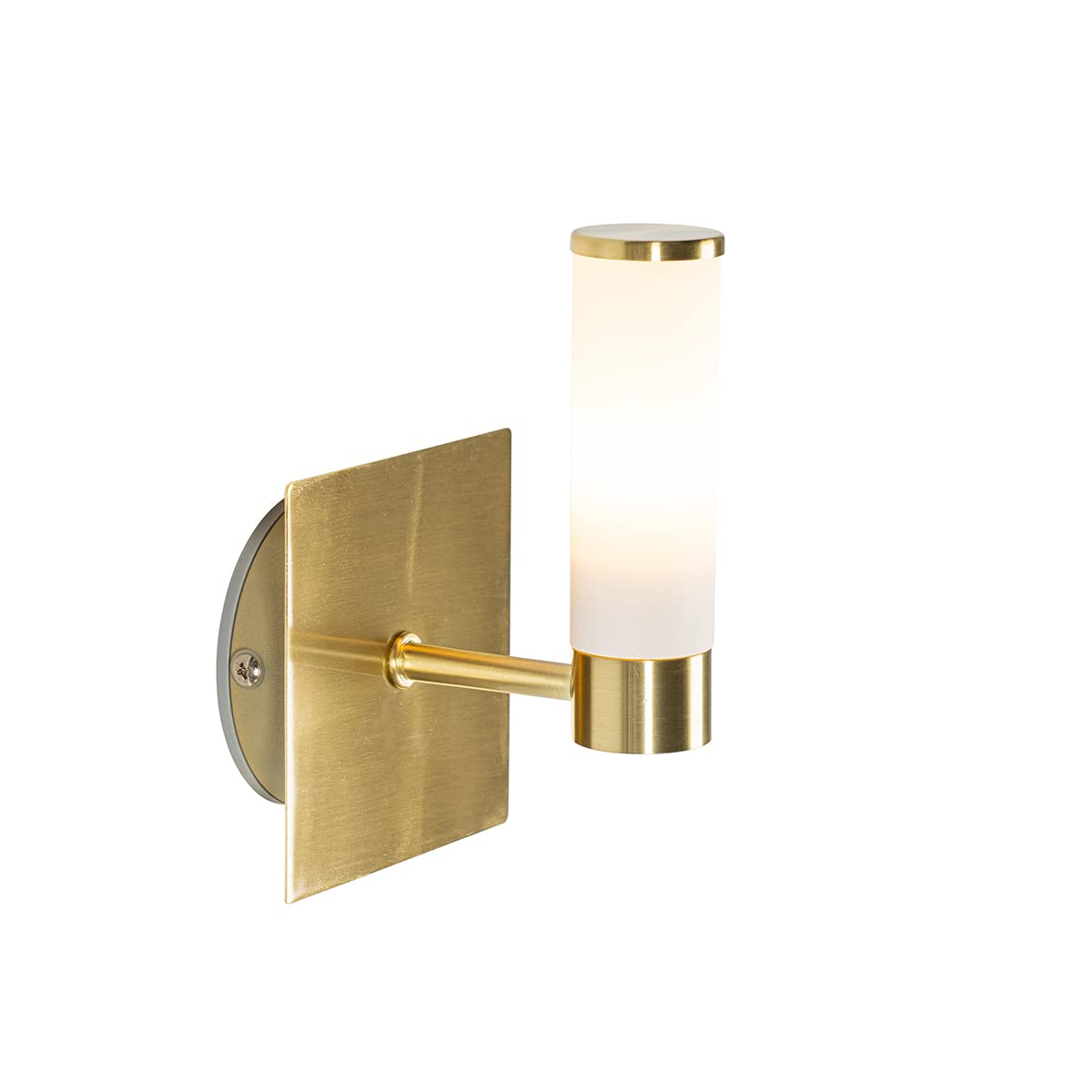 Qazqa bath - Applique murale - 1 lumière - L 10.5 cm - Doré/Laiton - Moderne - éclairage intérieur - Salle de bains