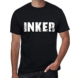 Homme Tee-Shirt Encreur – Inker – T-Shirt Vintage Noir Profond XS