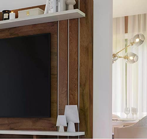 Estante Home para TV até 47 Polegadas 2 Portas Valência Permobili Savana/Off White