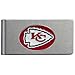Siskiyou NFL Sports Herren Geldklammer Kansas City Chiefs, gebürstetes Metall, Einheitsgröße, Teamfarbe