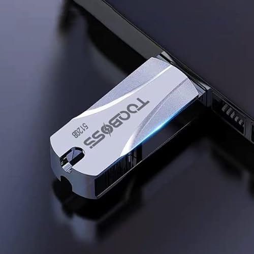 512Gb Usb Flash Drive, Memory Stick Pen Drive, 360° Rotated Design For Pc/Laptop, External Data Storage Drive, Memory Stick, Jump Drive Storage For Storing Photo/Video/Music/File (512Gb) #TOP6