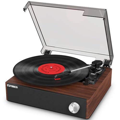 Bluetooth Vinyl Record Player Speakers, Hi-Fi Belt-Drive