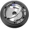 NRG Innovations NRG-SRK-110H Racing Style, Steering Wheel Quick Release Short Hub Adapter, 6 X 70mm Bolt Pattern, Black Body