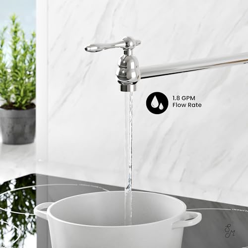 Swiss Madison Plaisir Retractable Wall Mount Pot Filler Faucet in Polished Chrome by Swiss Madison Well Made Forever - Image 2