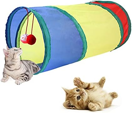 SUOXU Cat Toys 22 Pcs Interactive Christmas Cat Toys Kitten Toys -Cat Tunnel Toys Set for Indoor Cats (style 2)