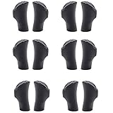 SUPERLETIC® Gummipuffer Nordic Walking - [12 Stück ] - Zubehör für Walkingstöcke I Pads nur für SUPERLETIC Nordic Walking Stöcke I Nordic Walking Puffer für jedes Terrain