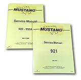 Service Repair Manual Set for Mustang 921 Skid Steer Technical Shop Book