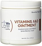 Dynarex Vitamins A & D Ointment Jar, 15 ounces