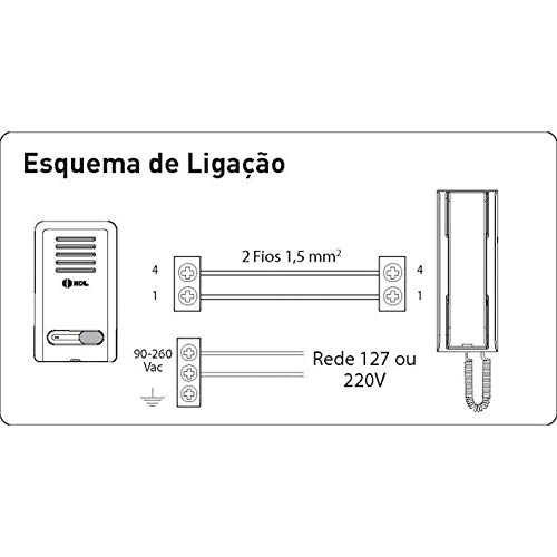 Interfone AZ-S 01 Cinza Escuro-HDL-90.02.01.211