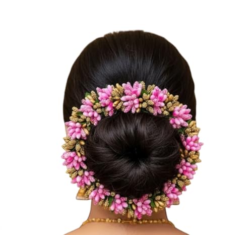 KULIA Artificial Flower Gajra For Women Handcrafted Floral H