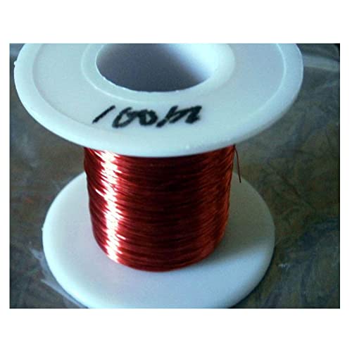 Magnet Wire, Heavy Build Enameled Copper Wire, 28 AWG, 1.0 Lbs, 1989' Length, 0.0144