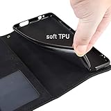 Honor X7 Case [Wallet Case] [Kickstand] [Card Slots] [Magnetic Flip Cover] Compatible with Honor X7 Smartphone(Red) - Image 5