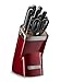 KitchenAid KKFMA11CA Professional Series 11 Piece Cutlery Set, Candy Apple Red